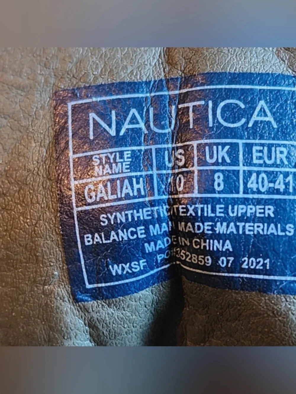NEW-10 Men’s Y2K  Nautica  Gray Blue Lace-Up Boots with Navy & White Knit